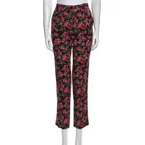 【関税＆送料込み】Dolce & Gabbana Floral Pants Floral silk straight pants in yellow - Dolce Gabbana | Mytheresa